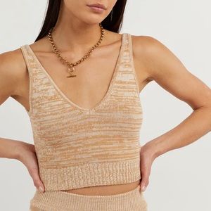 NWT DISSH Stella Knit Bralette Tank